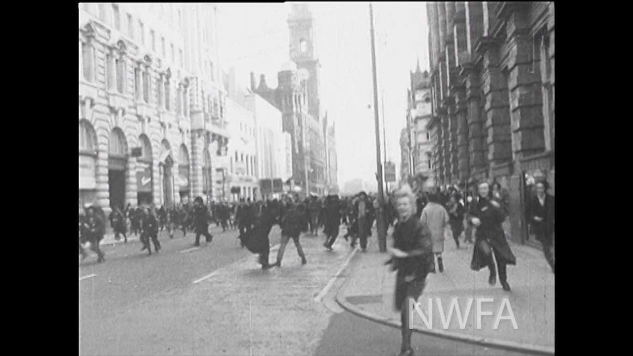 Student demonstration, Oxford Street 1971
